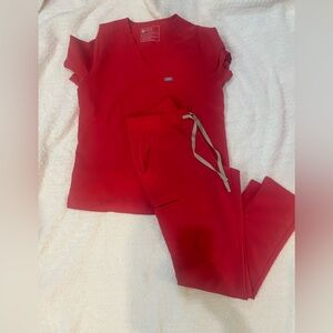 Figs Scrubs Set Top and Bottom Medium